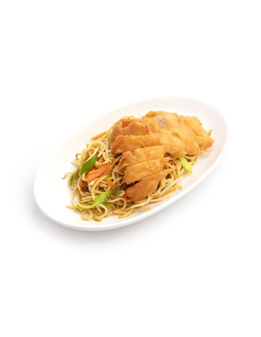 30b. Fried Noodles | Knusprige Hähnchenstreifen
